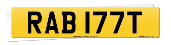 Registration number RAB 177T